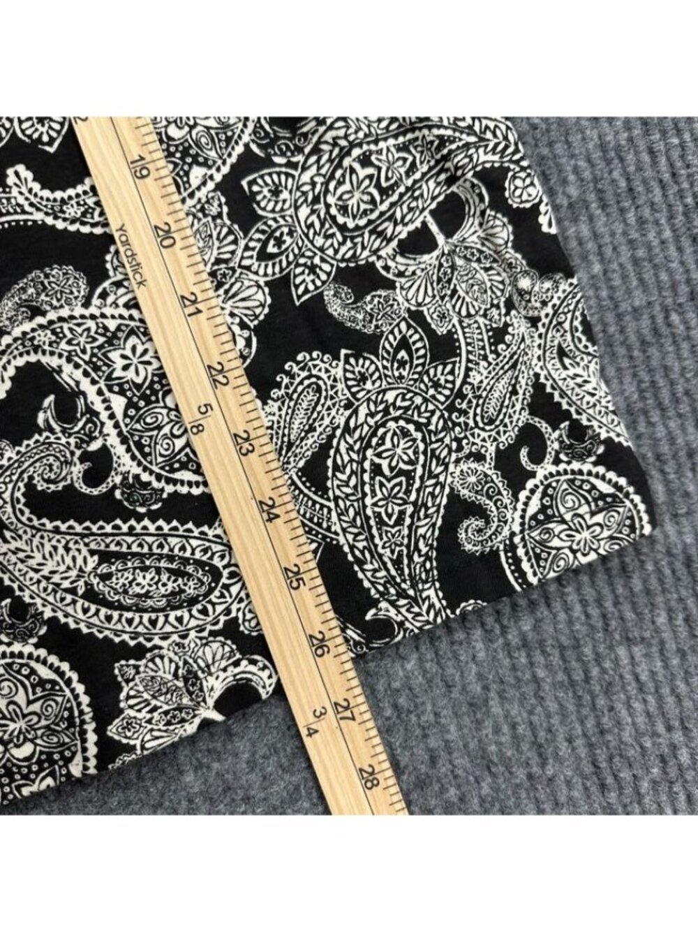 Romans Long Sleeve Paisley Print Shirt Tee 100% Cotton Womens size Large 18/20 - Picture 5 of 6